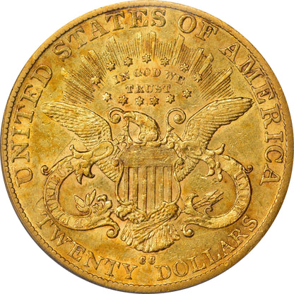 1890-CC $20 XF45 PCGS CAC