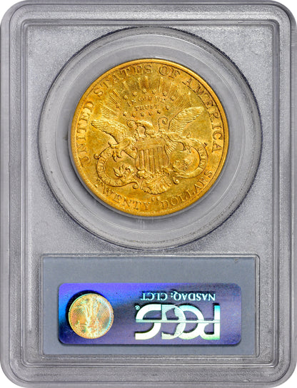 1890-CC $20 XF45 PCGS CAC REV HOLDER 