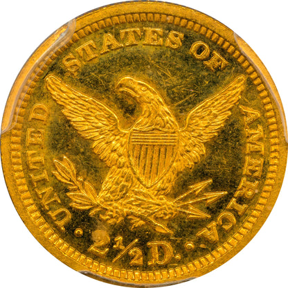 1890 $2.5 PR62 DCAM PCGS CAC $2.5