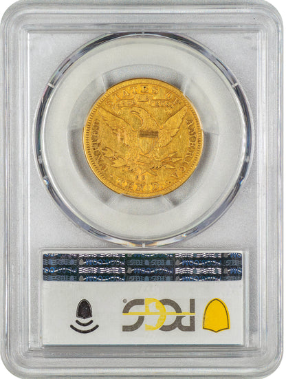 1891-CC $10 VG10 PCGS CAC REVERSE HOLDER