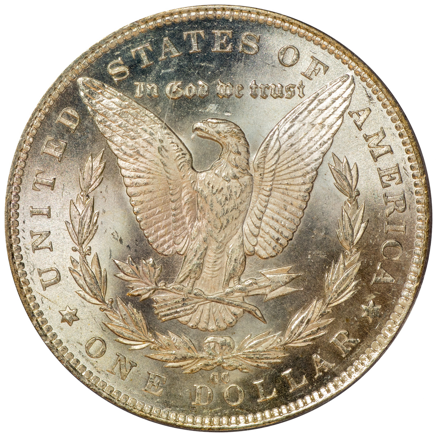 1891-CC $1 MS64 PCGS CAC REVERSE