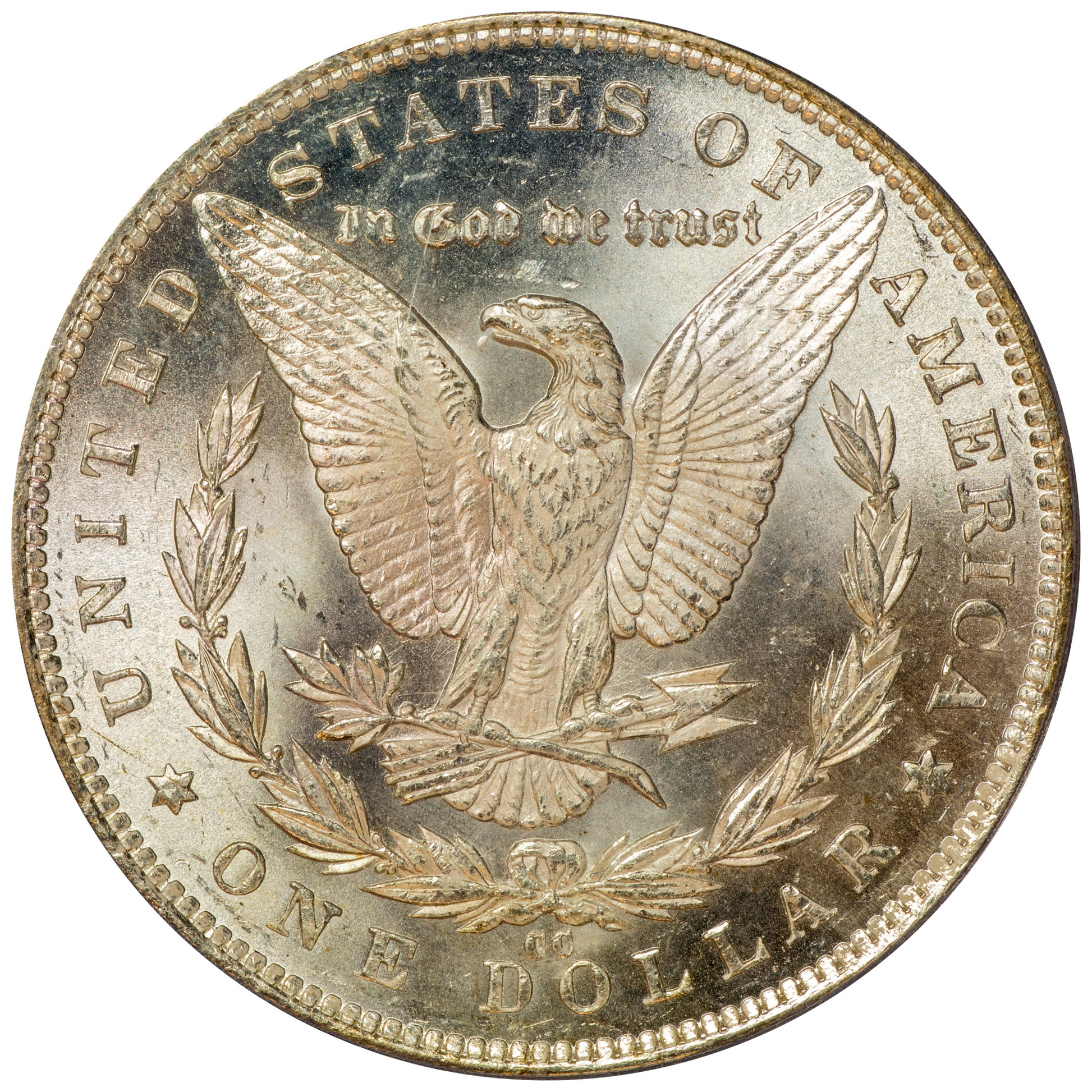 1891-CC $1 MS64 PCGS CAC REVERSE
