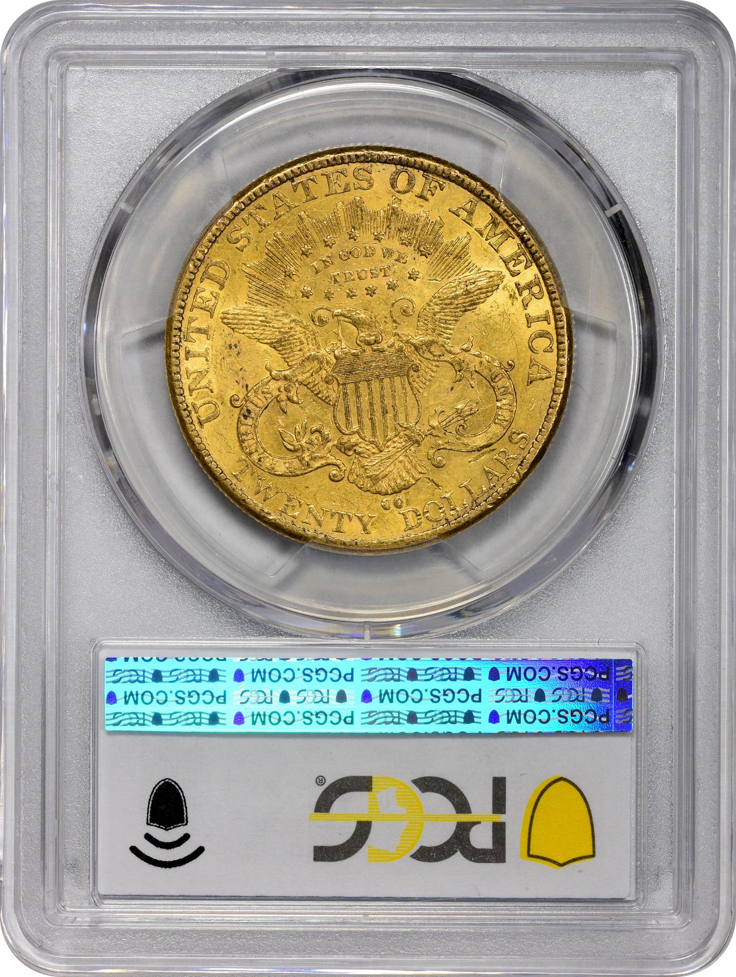 1892-CC $20 AU55 PCGS CAC