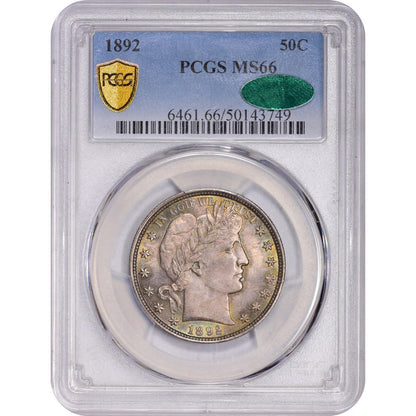 1892 50C MS66 PCGS CAC - Paradime Coins | PCGS NGC CACG CAC Rare US Numismatic Coins For Sale