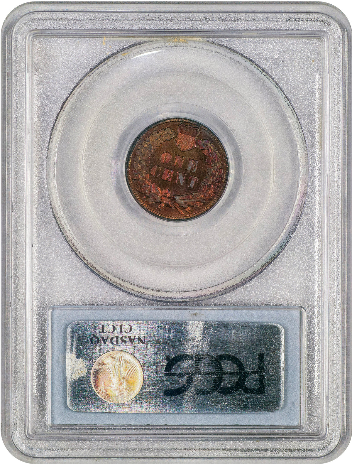 1892 Proof Indian Head Cent 1C PR65 RB PCGS EEPS Reverse Holder