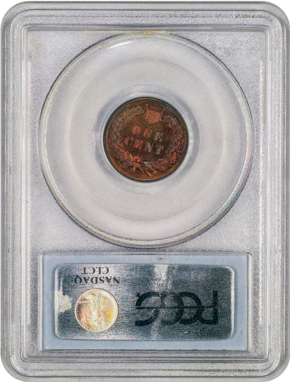 1892 Proof Indian Head Cent 1C PR65 RB PCGS EEPS Reverse Holder