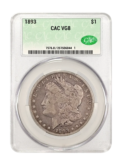 1893 $1 Vg08 Cacg