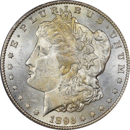 1893-CC $1 MS62 OGH PCGS CAC