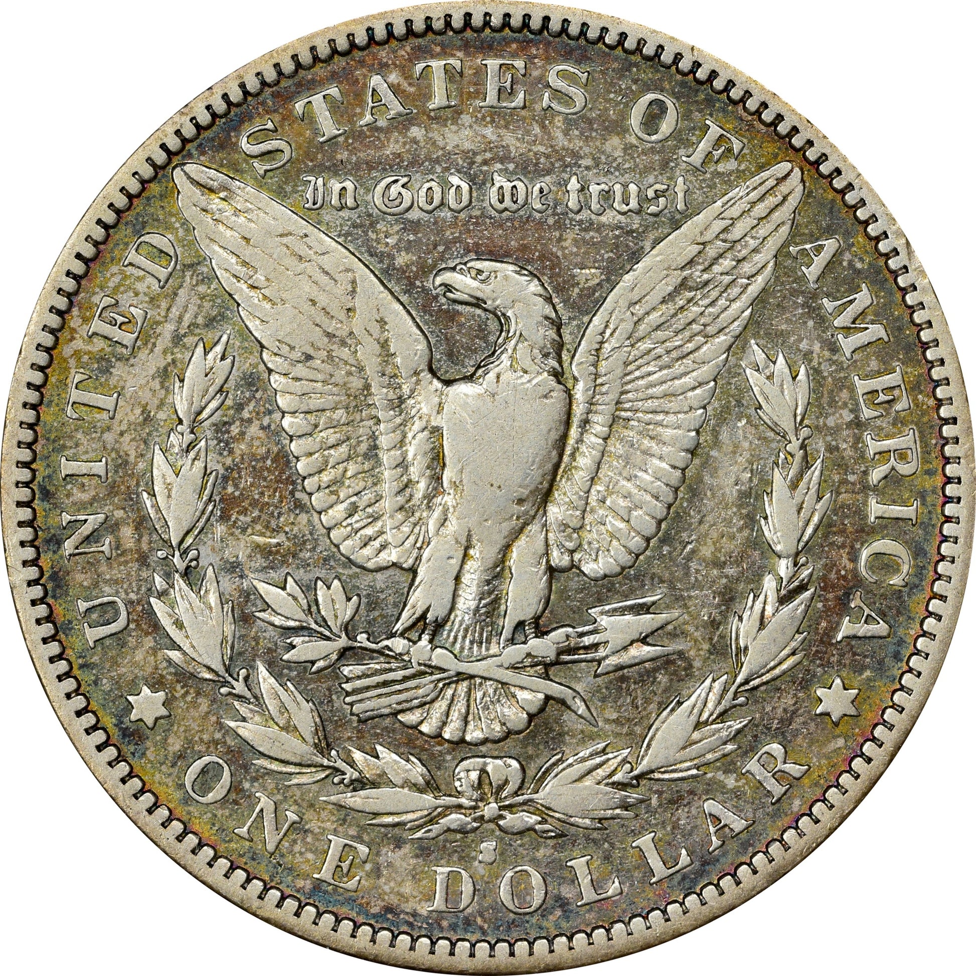1893-S $1 VF20 OH ANACS SOAP BOX