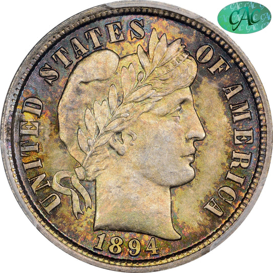 1894 10C MS66+ PCGS CAC