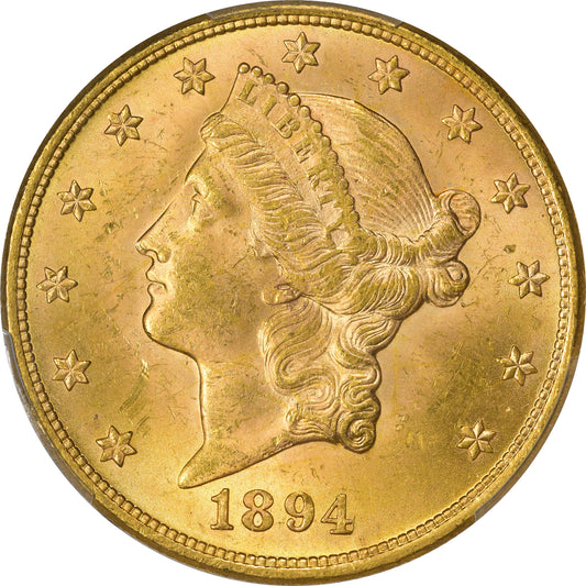 1894 $20 MS63+ PCGS