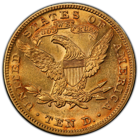 1896 $10 AU58 PCGS CAC - Paradime Coins | PCGS NGC CACG CAC Rare US Numismatic Coins For Sale