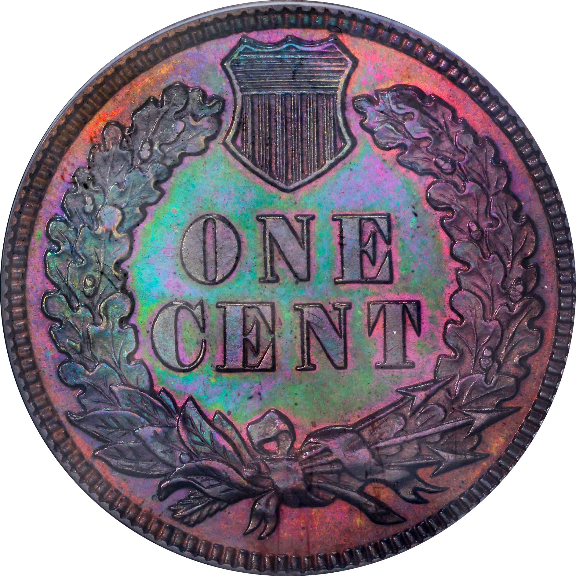 1896 1C PR65 BN PCGS EEPS Reverse