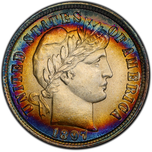 1897 10C MS68 PCGS