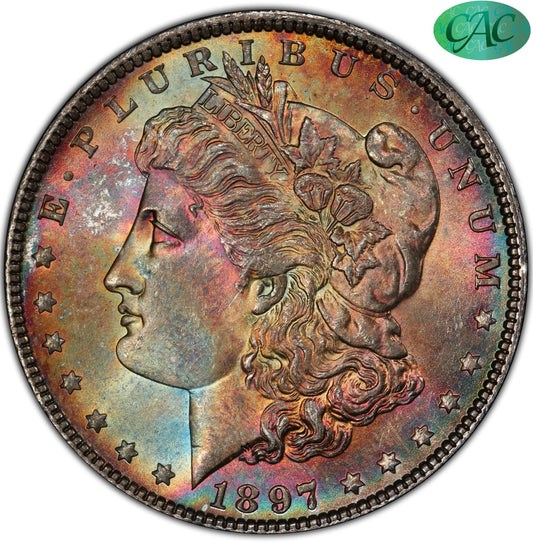 1897 $1 MS66 PCGS CAC $1