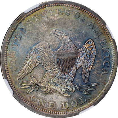 1841 $1 AU53 NGC