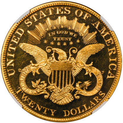 1898 $20 PR65 UCAM NGC