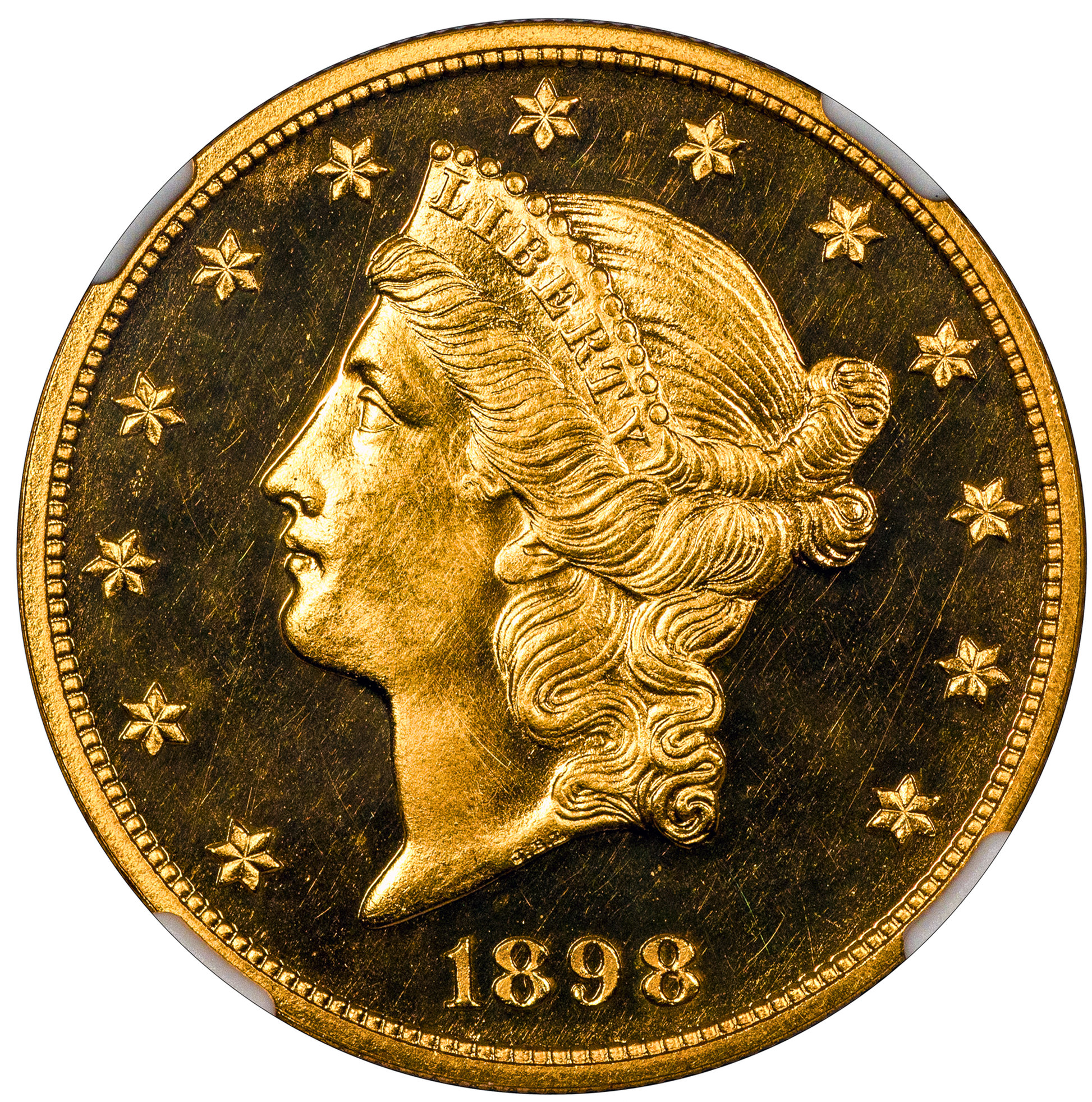 1898 Liberty Head Double Eagle Proof $20 PR65 UCAM NGC