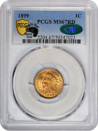 1899 1C Ms67 Rd Pcgs Cac Eeps