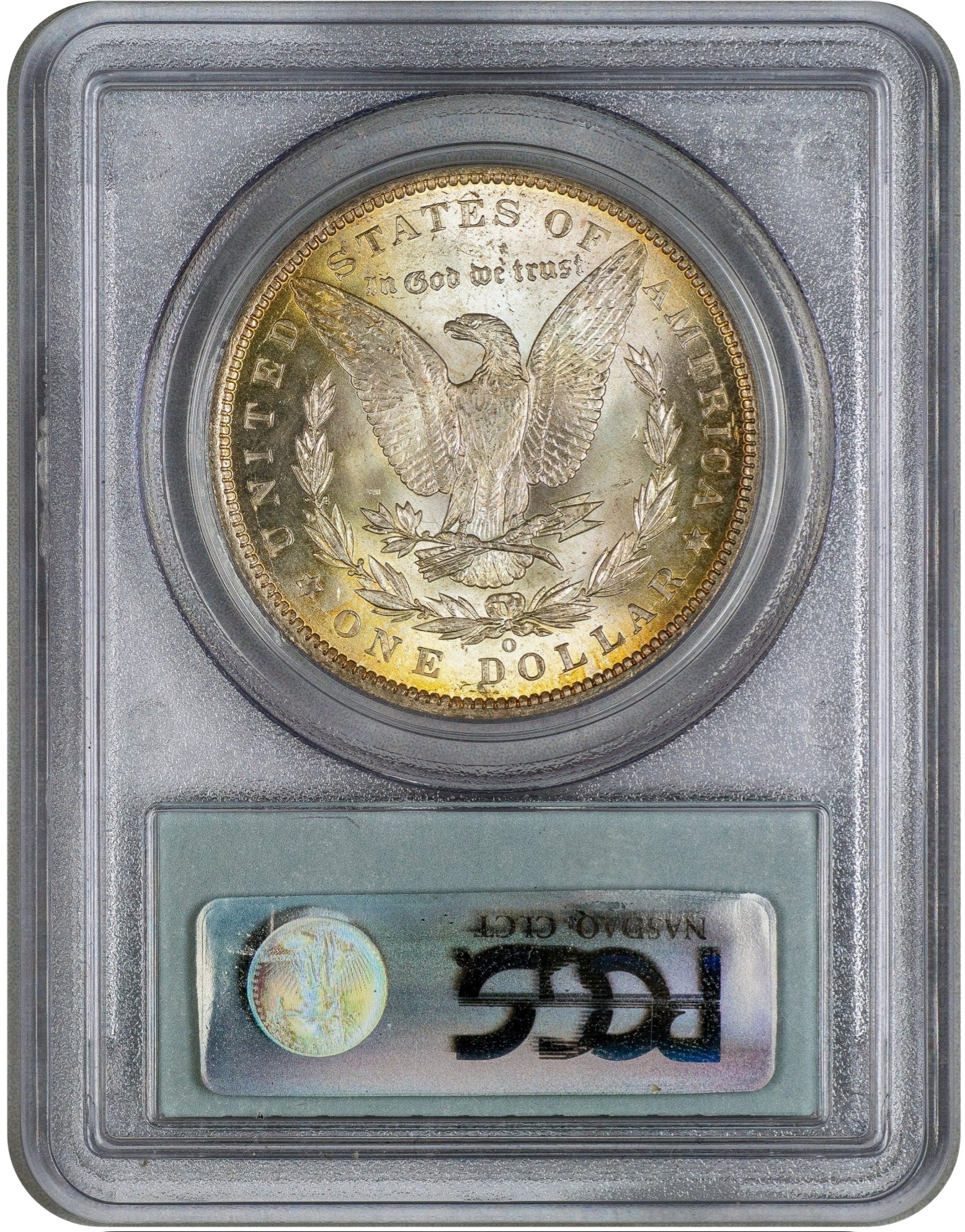 1899-O $1 MS64 PCGS CAC REVERSE HOLDER