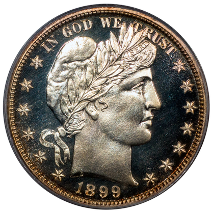 1899 Barber Half Dollar 50C PR67+CAM PCGS CAC