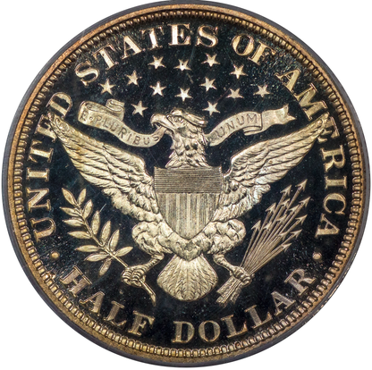 1899 Barber Half Dollar 50C PR67+CAM PCGS CAC Reverse