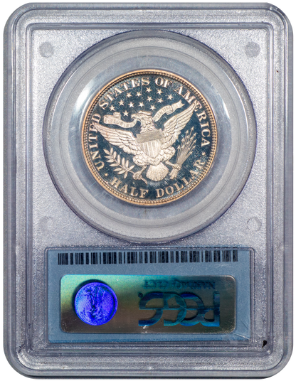 1899 Barber Half Dollar 50C PR67+CAM PCGS CAC Reverse 