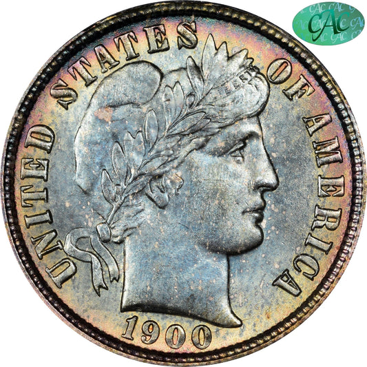 1900-O 10C MS66 PCGS CAC 10C