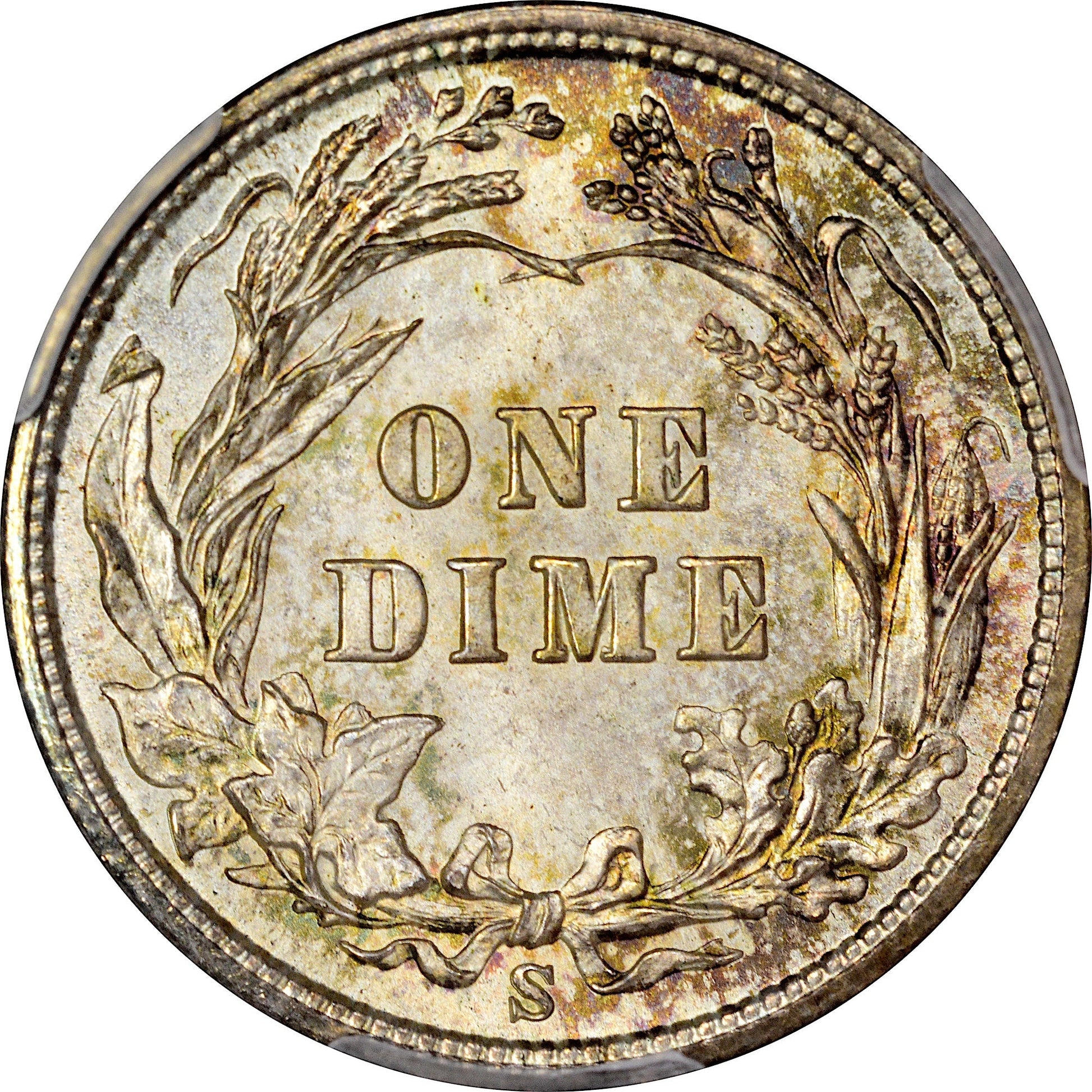 1900-S 10C MS67 + PCGS CAC EX BLAY 10C