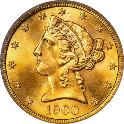 1900-S $5 MS66 OGH PCGS CAC - Paradime Coins | PCGS NGC CACG CAC Rare US Numismatic Coins For Sale