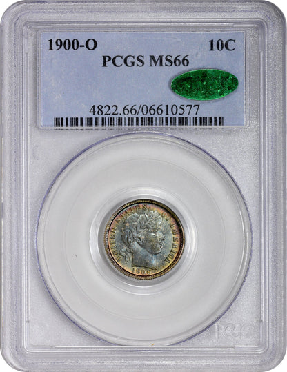 1900-O 10C Ms66 Pcgs Cac