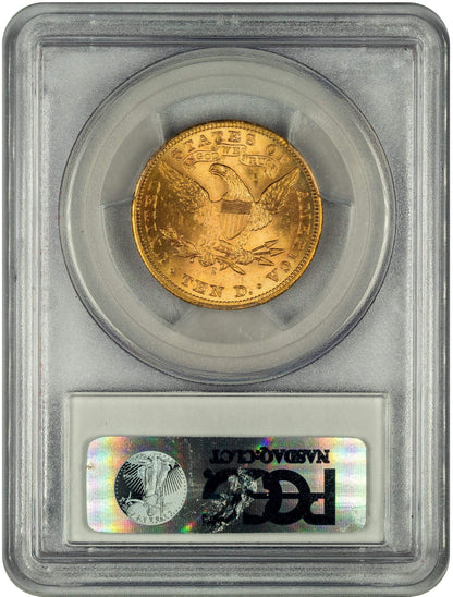 1901-S $10 MS64 PCGS CAC REVERSE HOLDER
