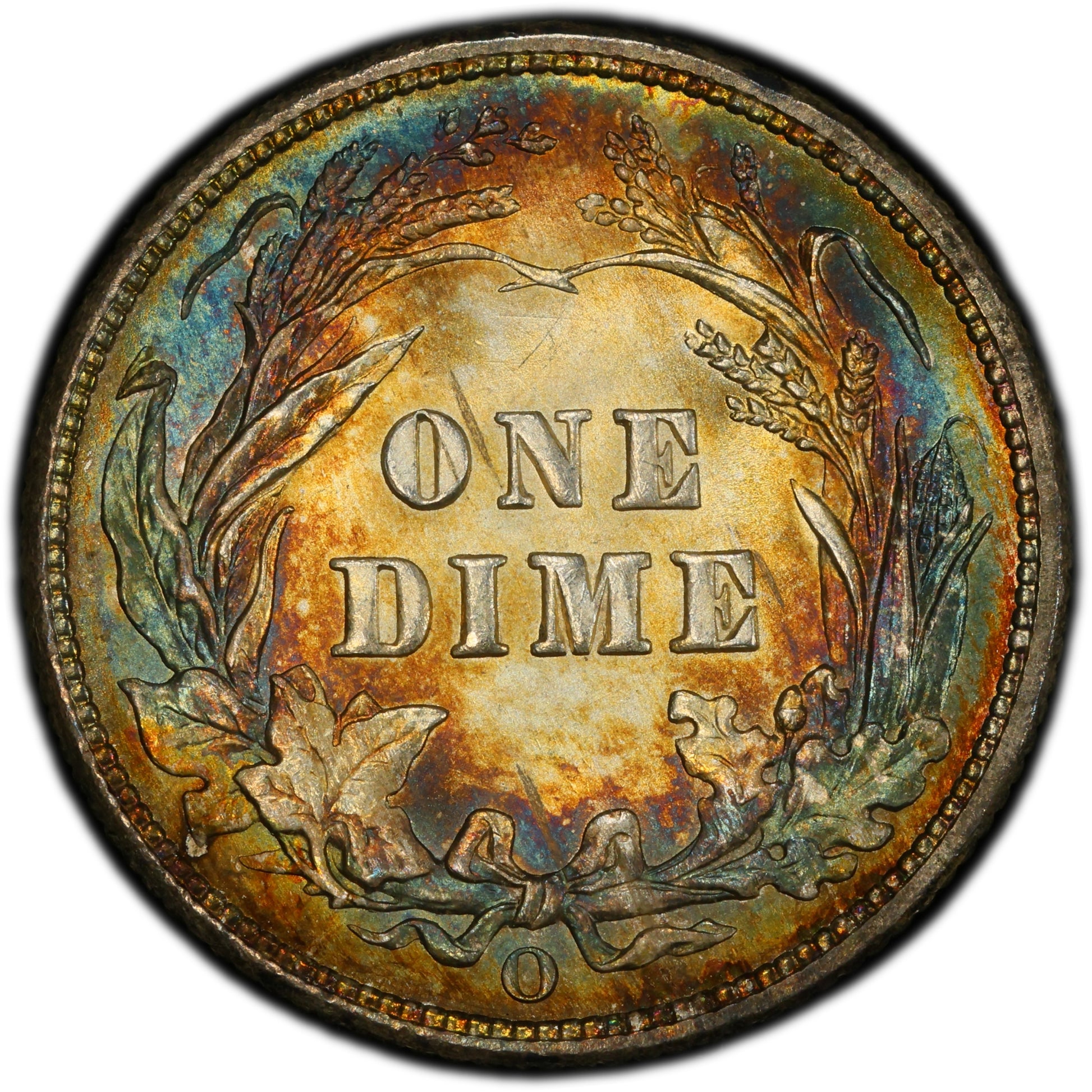 1902-O 10C MS67 PCGS EX PITTMAN-GARDNER