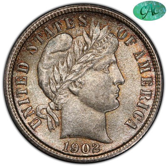 1902 10C MS66 + PCGS CAC 10C
