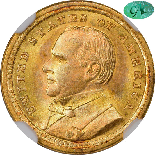 1903 G$1 Mckinley Louisiana Purchase Ms67 Ngc Cac Others