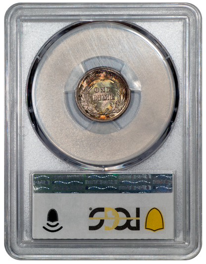 1903 10C Barber Dime MS67+ PCGS CAC REVERSE HOLDER