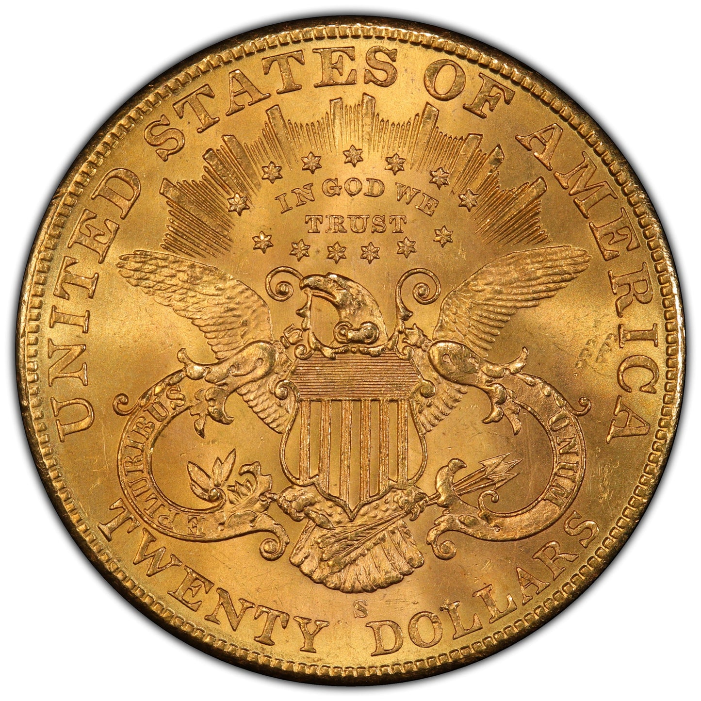 1904-S $20 MS65+ PCGS CAC $20