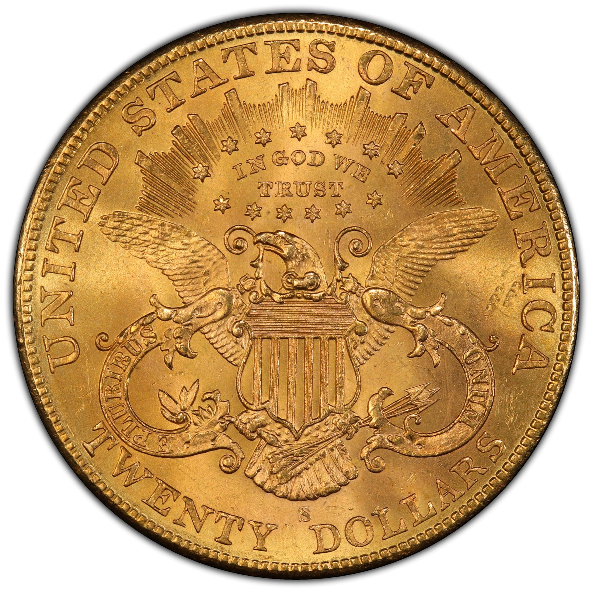 1904-S $20 MS65+ PCGS CAC $20
