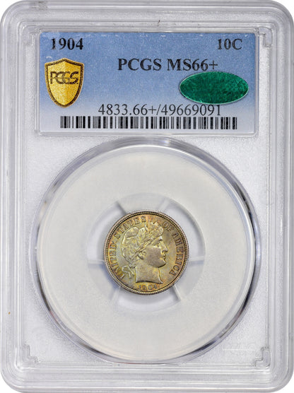 1904 10C MS66+ PCGS CAC