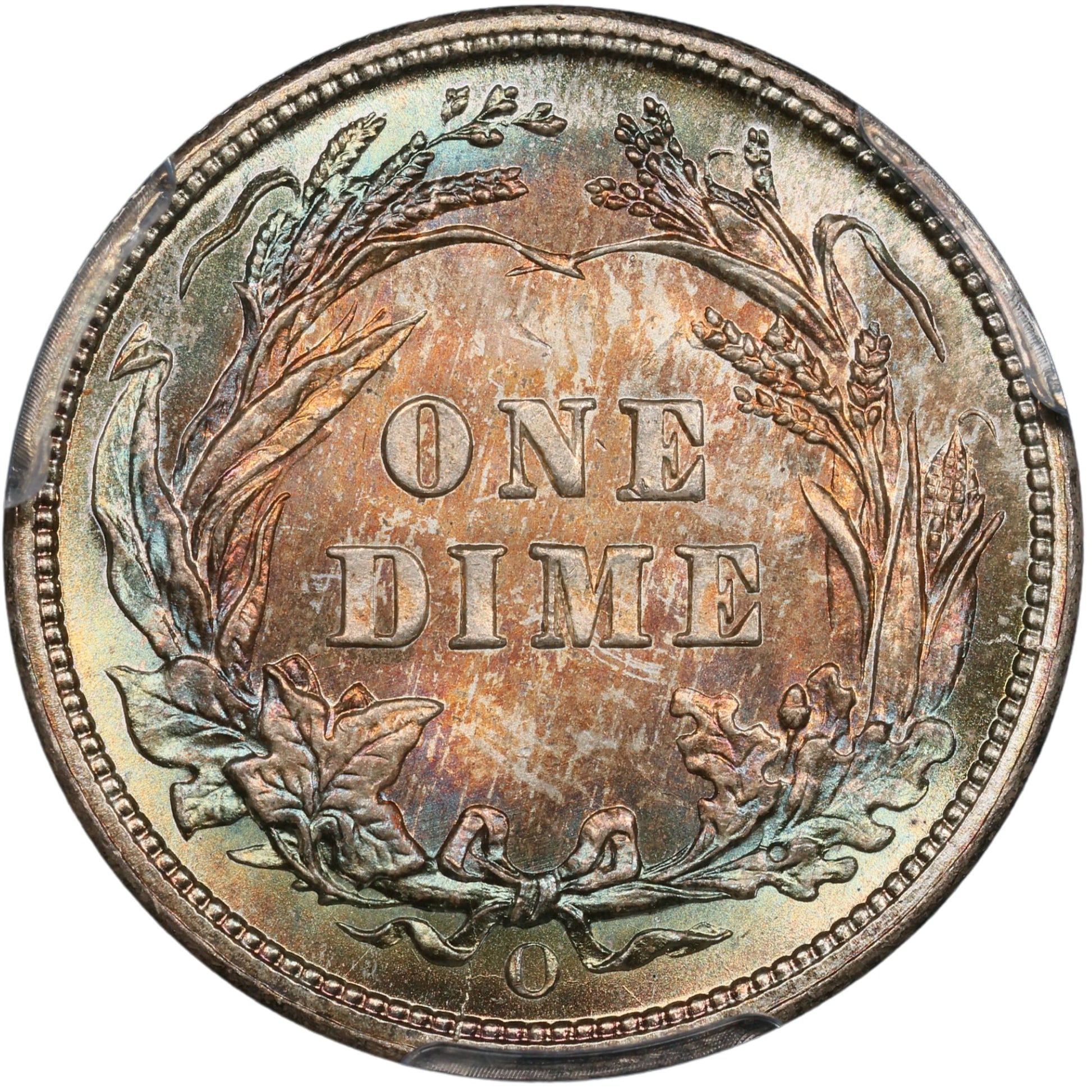 1906-O 10C MS67 + PCGS CAC 10C