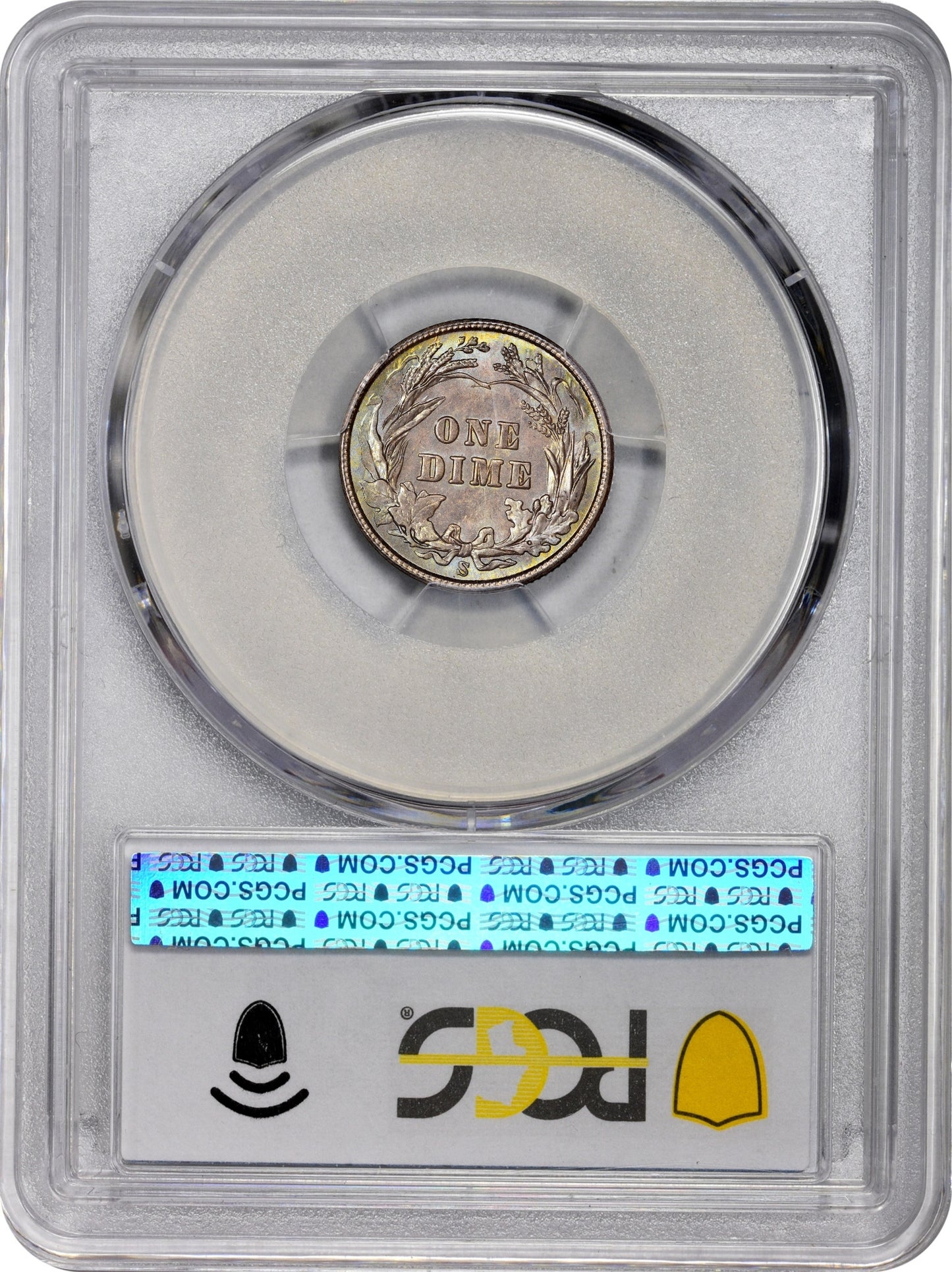 1907-S 10C MS66+ PCGS CAC EX LILY NICOLE COLLECTION