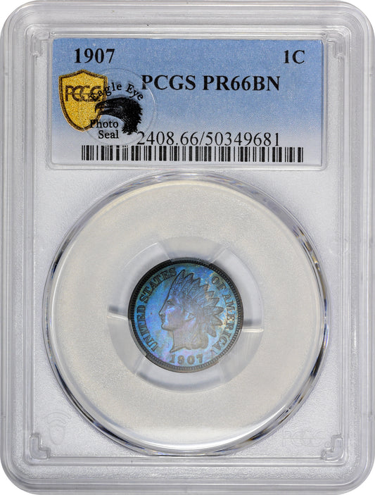 1907 1C PR66 BN EEPS PCGS