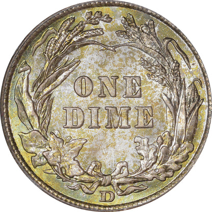 1908-D 10C MS67 OGH PCGS CAC