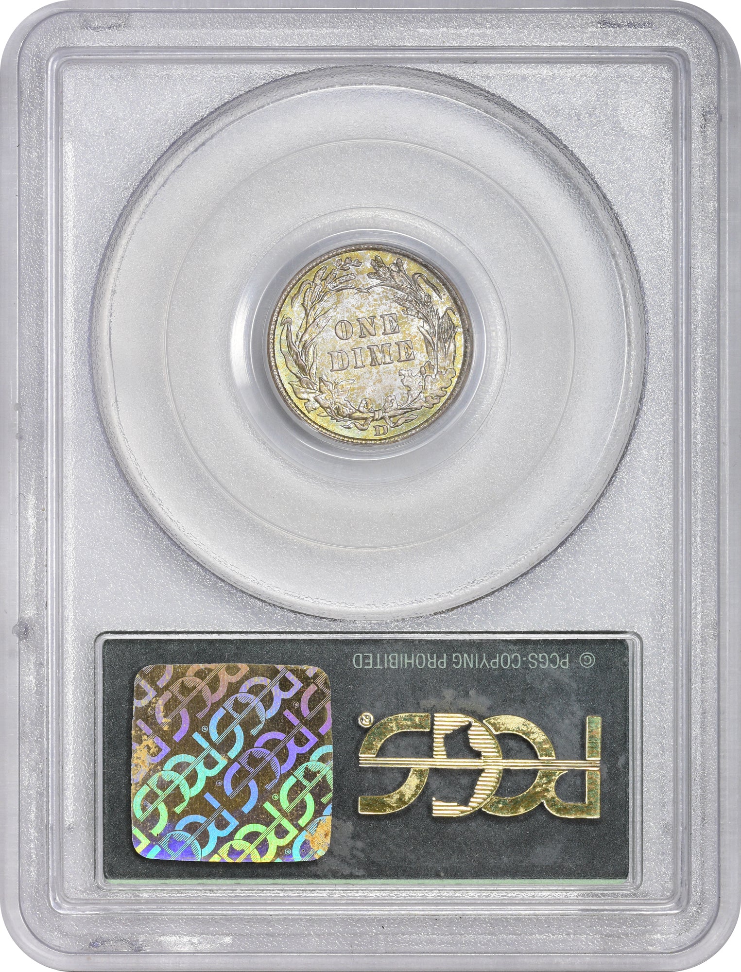 1908-D 10C MS67 OGH PCGS CAC