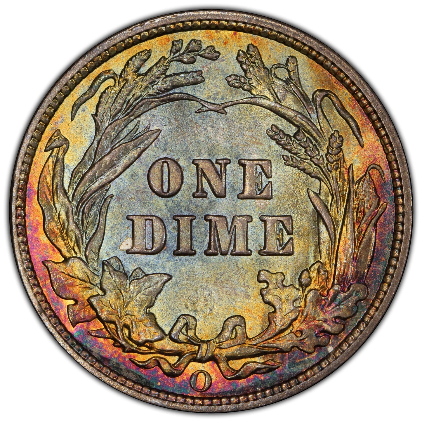 1909-O 10C MS66 + PCGS CAC 10C