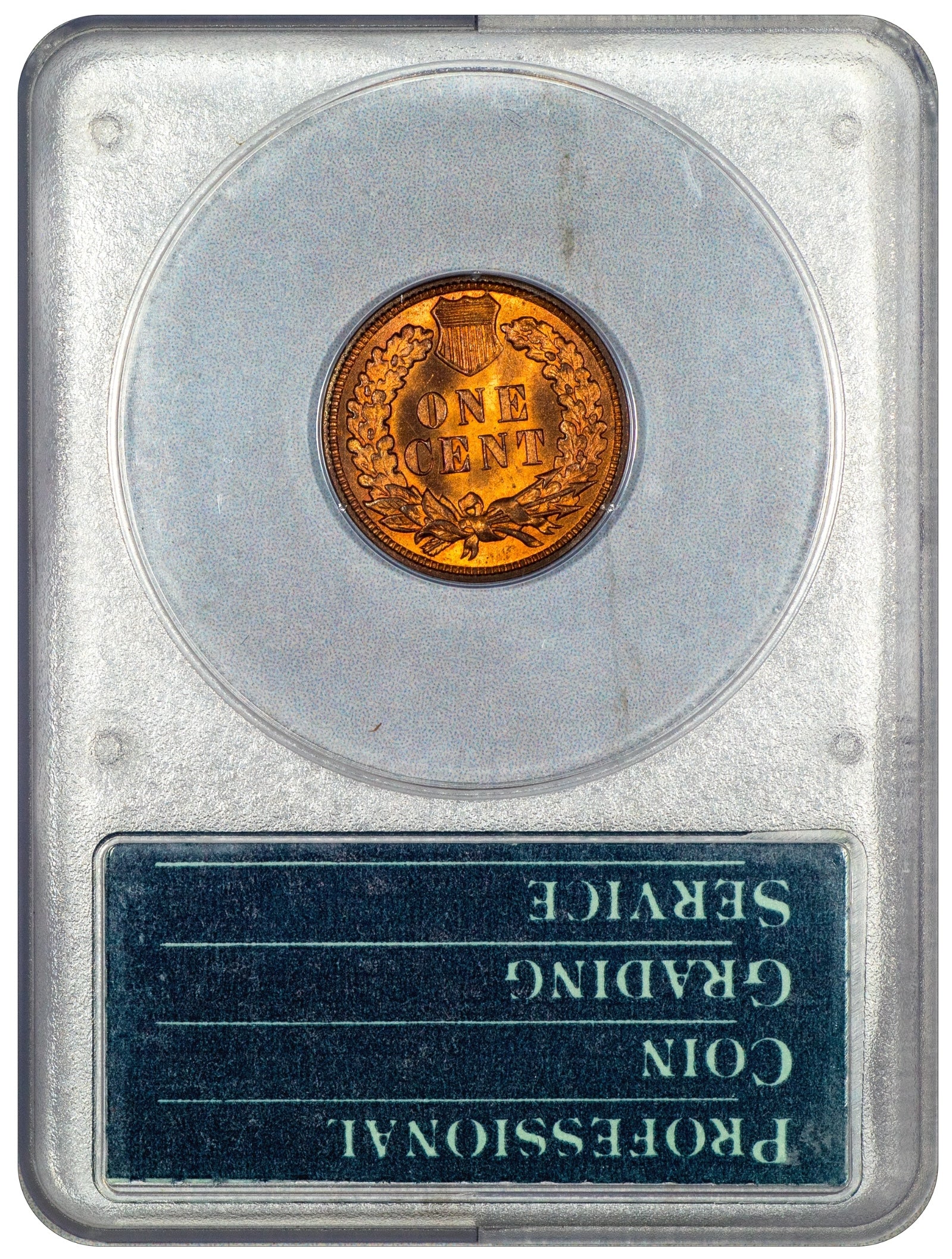 1909 1C INDIAN MS64 RD OGH RATTLER PCGS EEPS PCGS OLD HOLDER