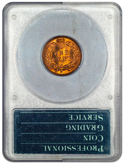 1909 1C INDIAN MS64 RD OGH RATTLER PCGS EEPS PCGS OLD HOLDER
