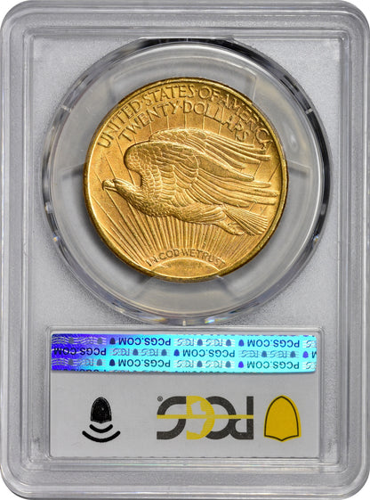1909/8 $20 MS64+ PCGS CAC REV HOLDER