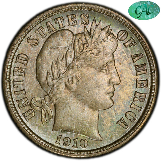 1910-D 10C MS66 + PCGS CAC 10C