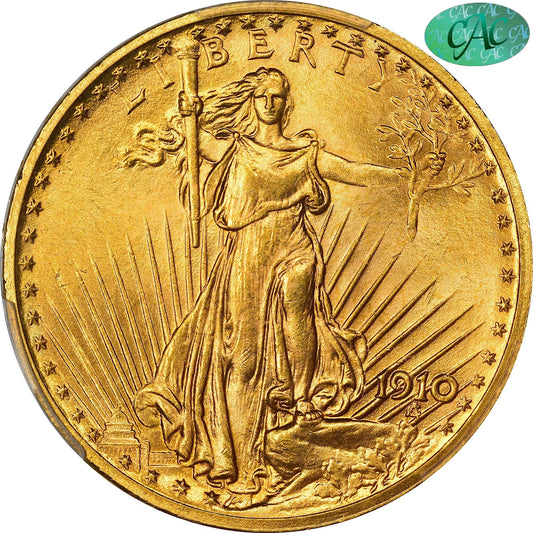 1910 $20 MS65+ PCGS CAC